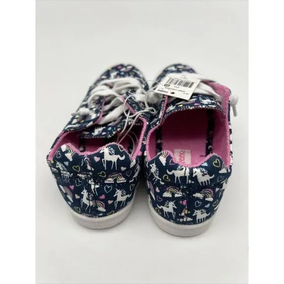 Falls Creek Shoes Jump Unicorn Pink/blue/white Rainbow Size Girls 1 New - Picture 3 of 6